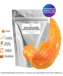 Pó para o Preparo de Bebida a Base de Café com Cafeína de Liberação Gradual Sabor Caramelo - 2,1Kg