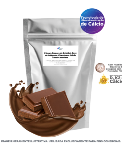 Pó para Preparo de Bebida à Base de Colágeno, Vitaminas e Cálcio Sabor Chocolate - 2,1kg