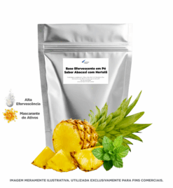 Base Efervescente em Pó Sabor Abacaxi com Hortelã - 1kg