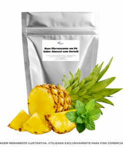 Base Efervescente em Pó Sabor Abacaxi com Hortelã - 1kg