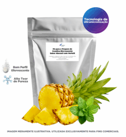 Pó para o Preparo de Creatina Efervescente Sabor Abacaxi com Hortelã - 1kg