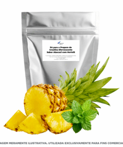 Pó para o Preparo de Creatina Efervescente Sabor Abacaxi com Hortelã - 1kg