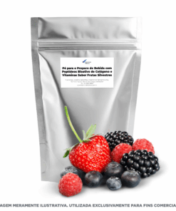 Pó para o Preparo de Bebida com Peptídeos Bioativos de Colágeno e Vitaminas Sabor Frutas Silvestres - 1kg