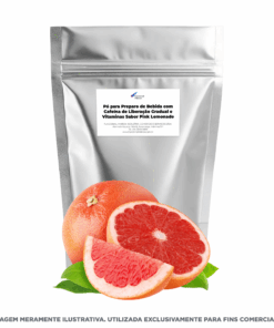 Pó para Preparo de Bebida com Cafeína de Liberação Gradual e Vitaminas Sabor Pink Lemonade - 1kg