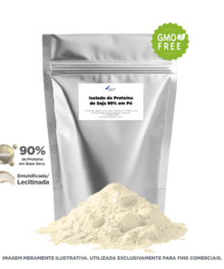 Isolado de Proteína de Soja 90% em Pó - 5kg